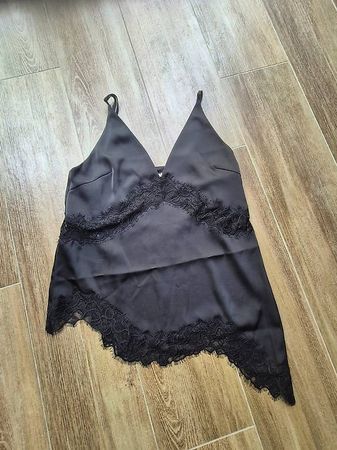 CAMILLA AND MARC Melle Cami in Black   Top Spitzen