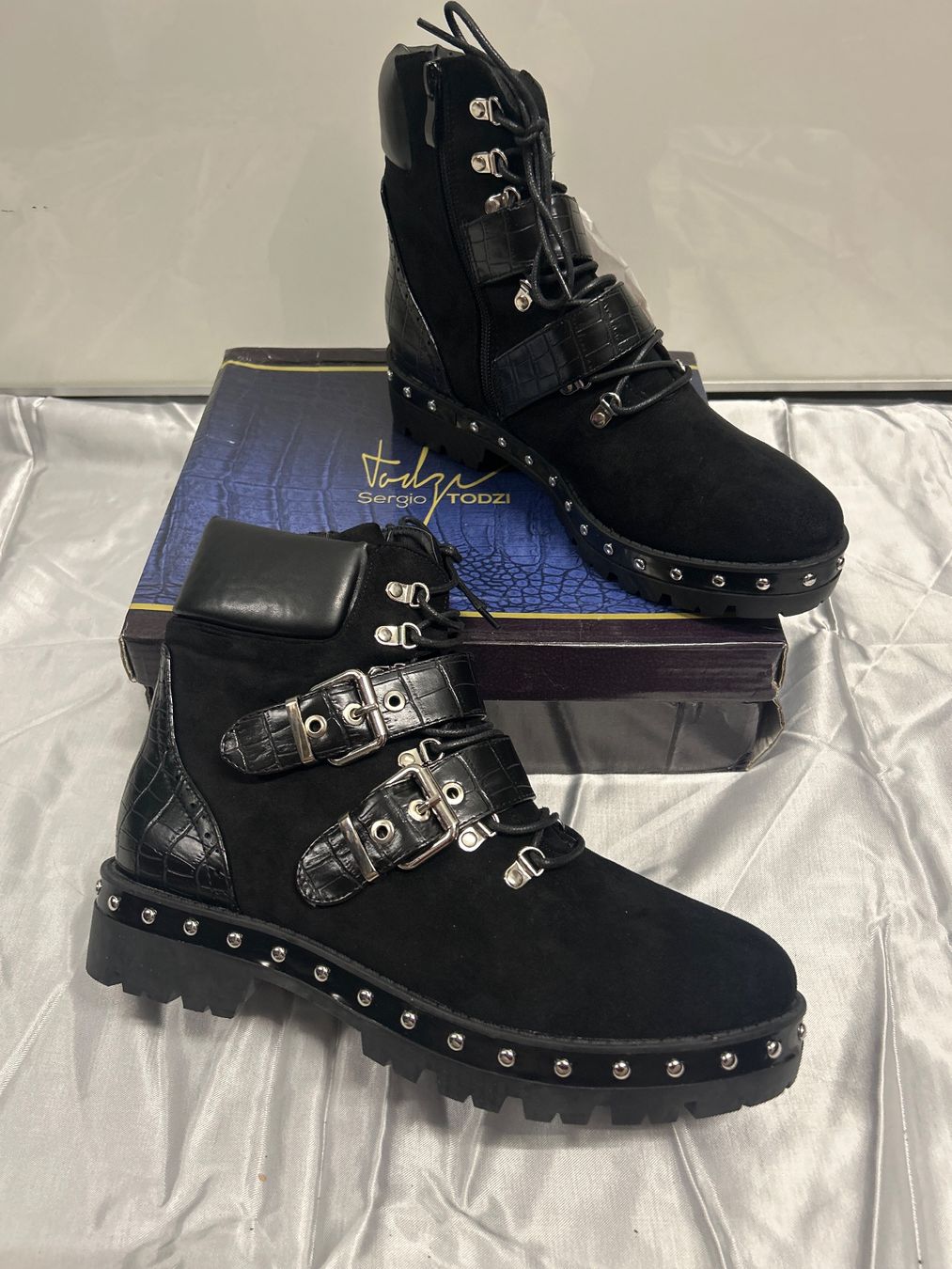Scarpe da donna: Schnürboots / Stiefeletten Neu Gr 41 – Nuovo e nell'imballaggio originale da Regensdorf venduto da Spyke55