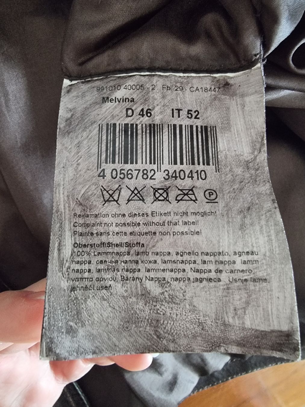 Giacche: Milestone Lederjacke Damen, braun Gr. 46 – Usato da Rombach venduto da SYW 3