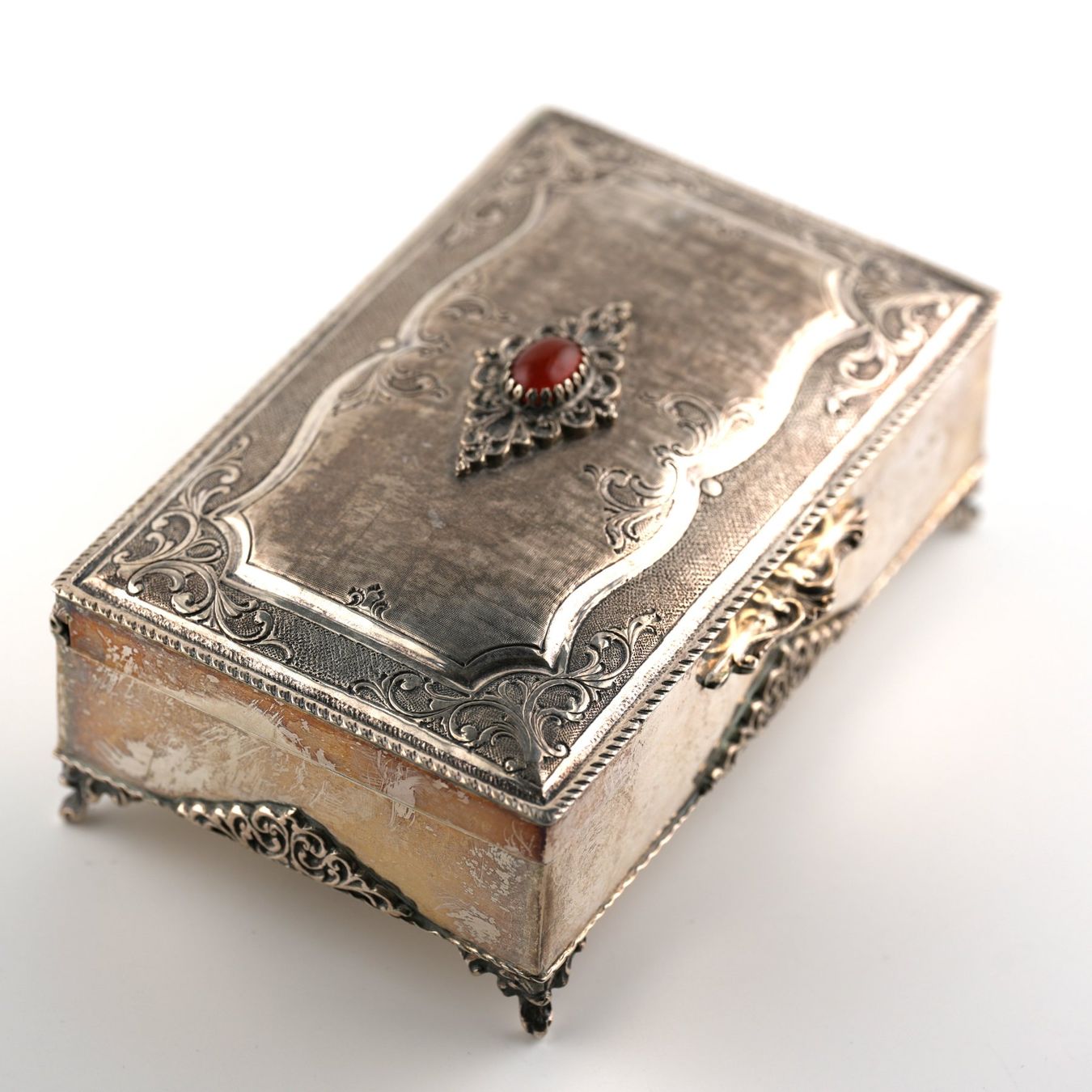 Dosen: Antike Schmuck Schatulle aus Silber – Gebraucht aus Basel von Vip24 1