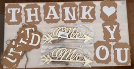 Hochzeit Just Married Dekoration Set