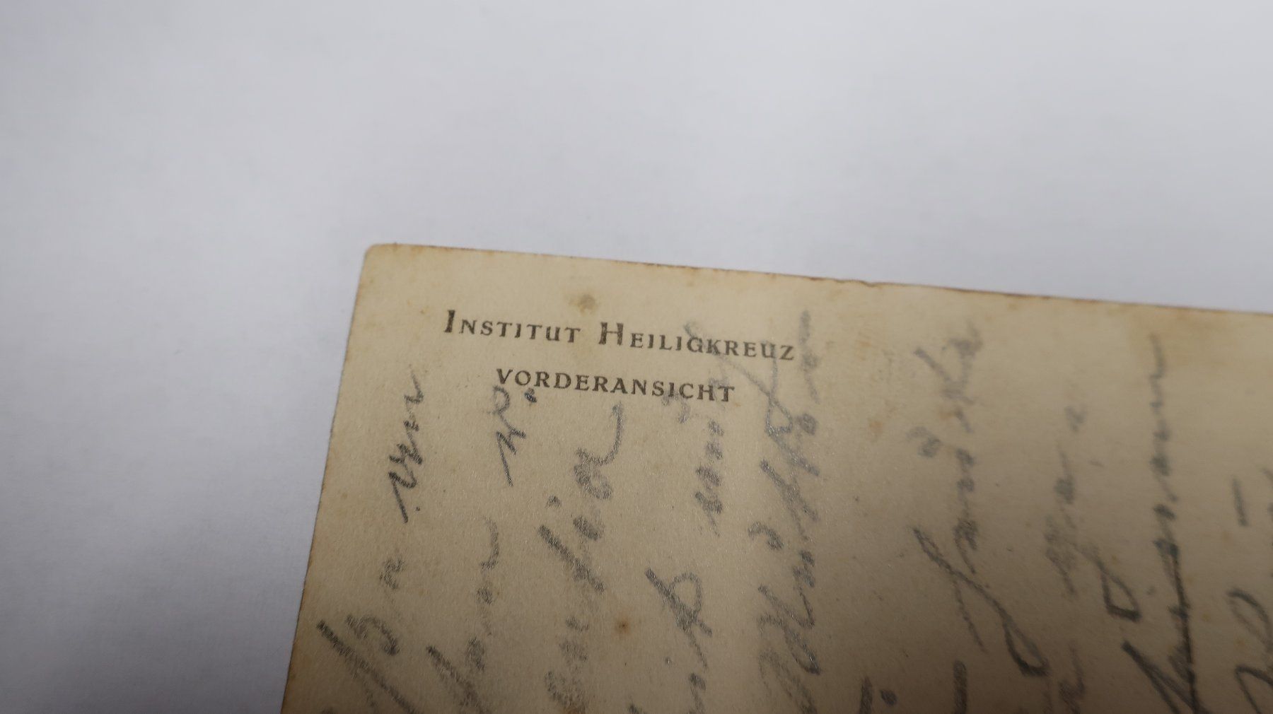 Cartes postales: Institut Heiligkreuz  Vorderansicht – D'occasion à Cormoret par Pascalll2001 3