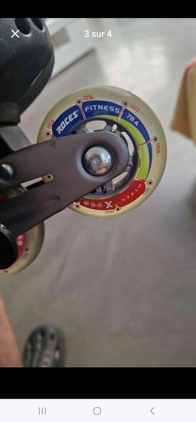 Pattini in linea & Pattini a rotelle: Roller pour fille – Usato da Leytron venduto da sva_9gp5 1