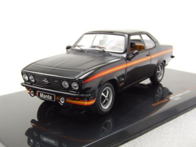 Opel Modellautos: OPEL MANTA A GT/E SCHWARZ BLACK MAGIC  1:43 IXO – Neu und originalverpackt aus Suhr von Moebelsiralfred