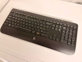 Logitech Funk-Tastatur & Maus Set (Ergonomisch) - Unifying
