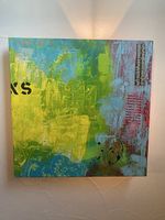 Gemälde, Acryl auf Leinwand 60x60x4cm, Wandbild