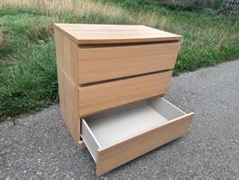 Kommode Eiche furniert 3 Schubladen guter Zustand