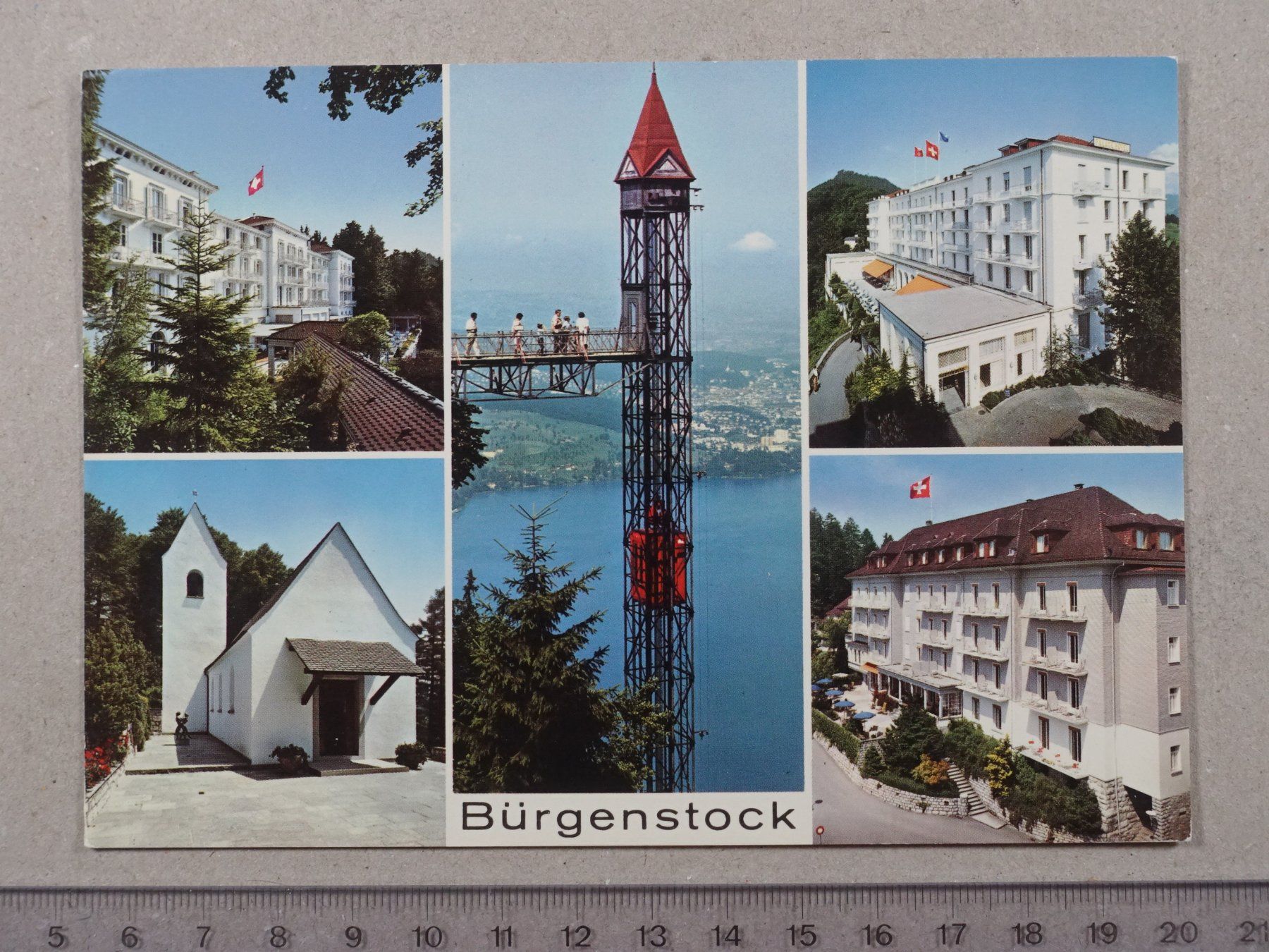 Ansichtskarten: Bürgenstock, 1971 – Gebraucht aus Lenzburg von fh1