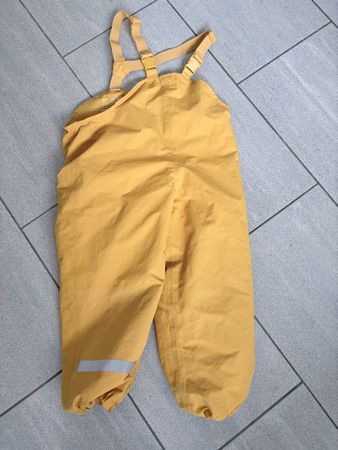 TCM Matschhose/Regenhose, Gr. 110/116, Gelb, Top Zustand!