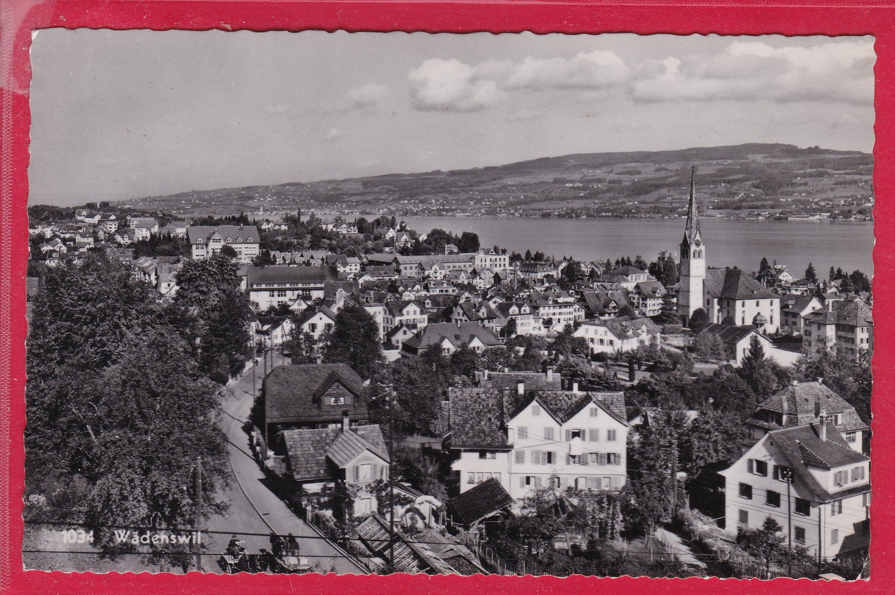 Cartoline postali: WÄDENSWIL, 24.9.1951 – Usato da Oberrieden venduto da Gebirgsstelze