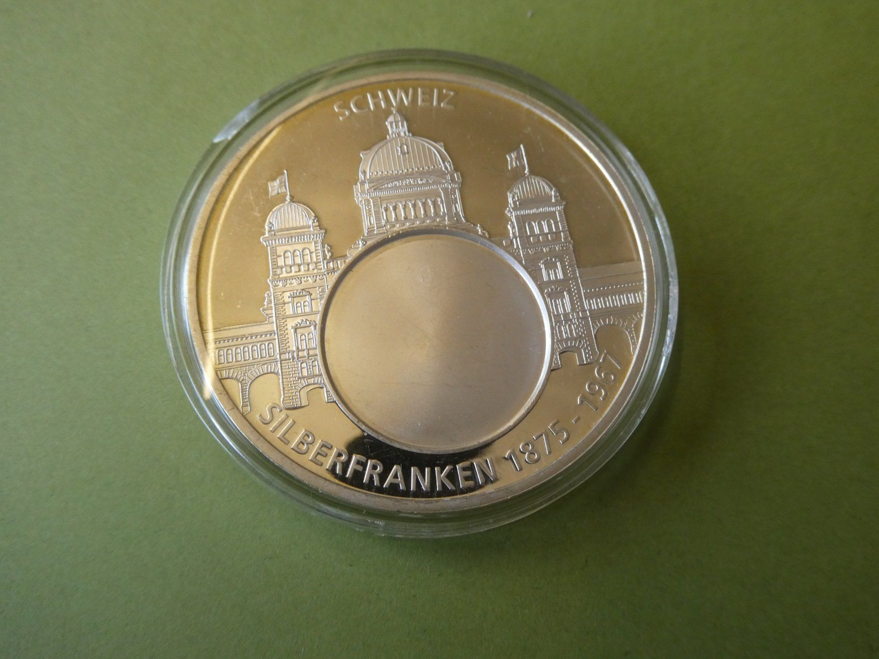 Medaglie: versilberte Medaille 50 mm PP,   Henry Dunant – Usato da Hinterforst venduto da Rohusri