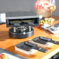 Kisag Raclette Set LONGFIRE BLACK - Portofreier Versand