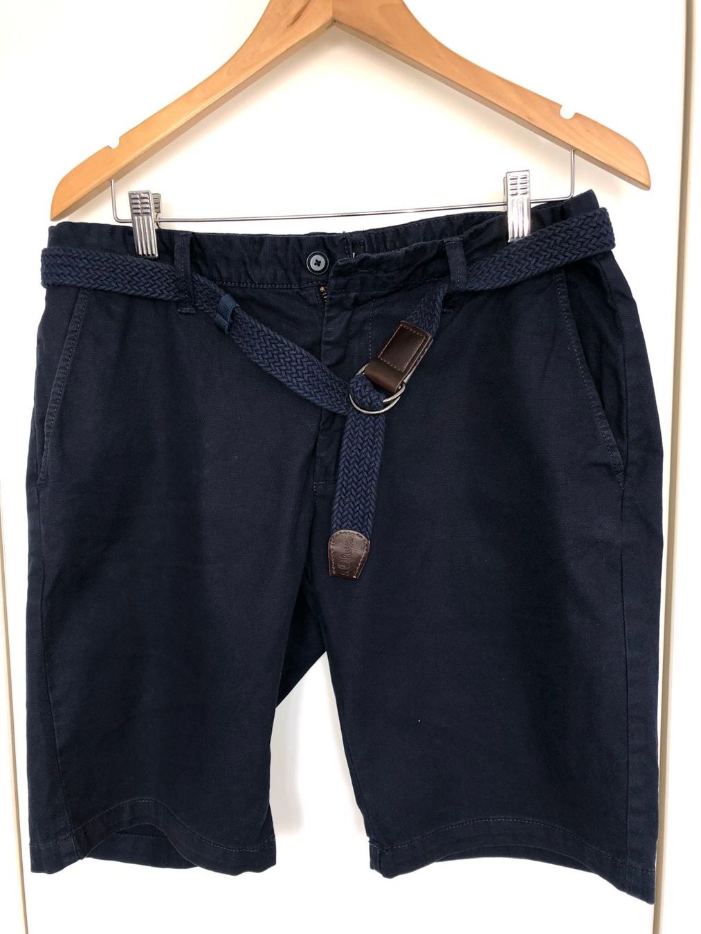 S.Oliver Pantaloni: Shorts OLIVER, Dunkelblau, Size 32 gebraucht – Usato da Zumikon venduto da Lenochka
