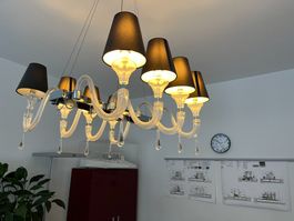 Schöne Murano Glas Lampe