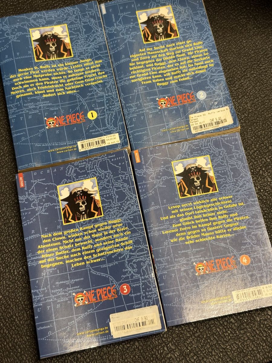 Comics: One piece Manga 1-4 – Gebraucht aus Matten b. Interlaken von anisacorner 1