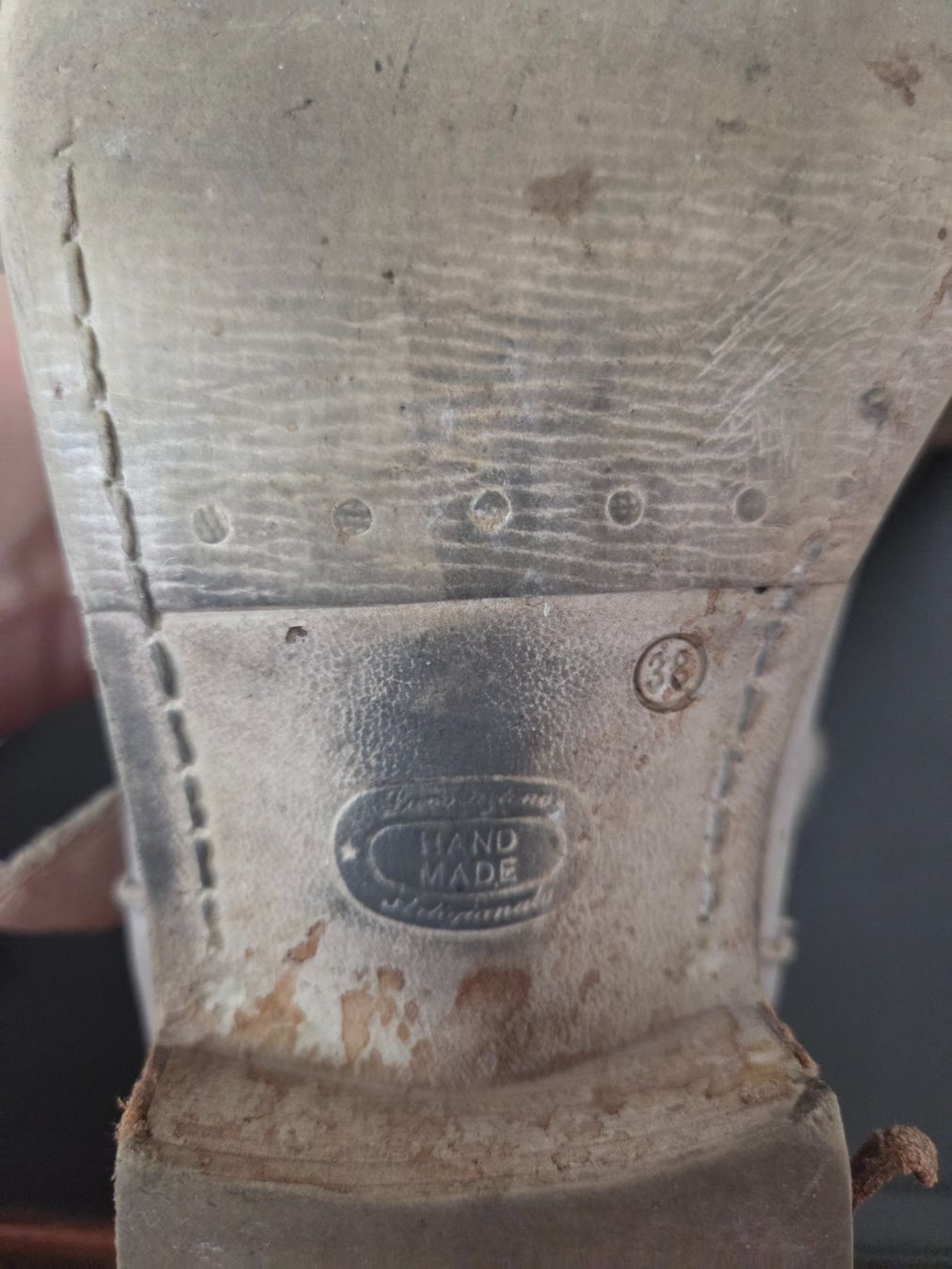 Scarpe da donna: Handmade Stiefeletten Leder grau – Usato da Zürich venduto da Stephs13 4