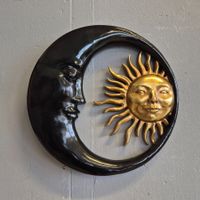 Moon & Sun NemesisNow Wanddeko Wandbild Bild Relief