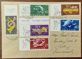 BP19) 291-296, beide Sätze auf einem Brief FDC Kt. 190.-++