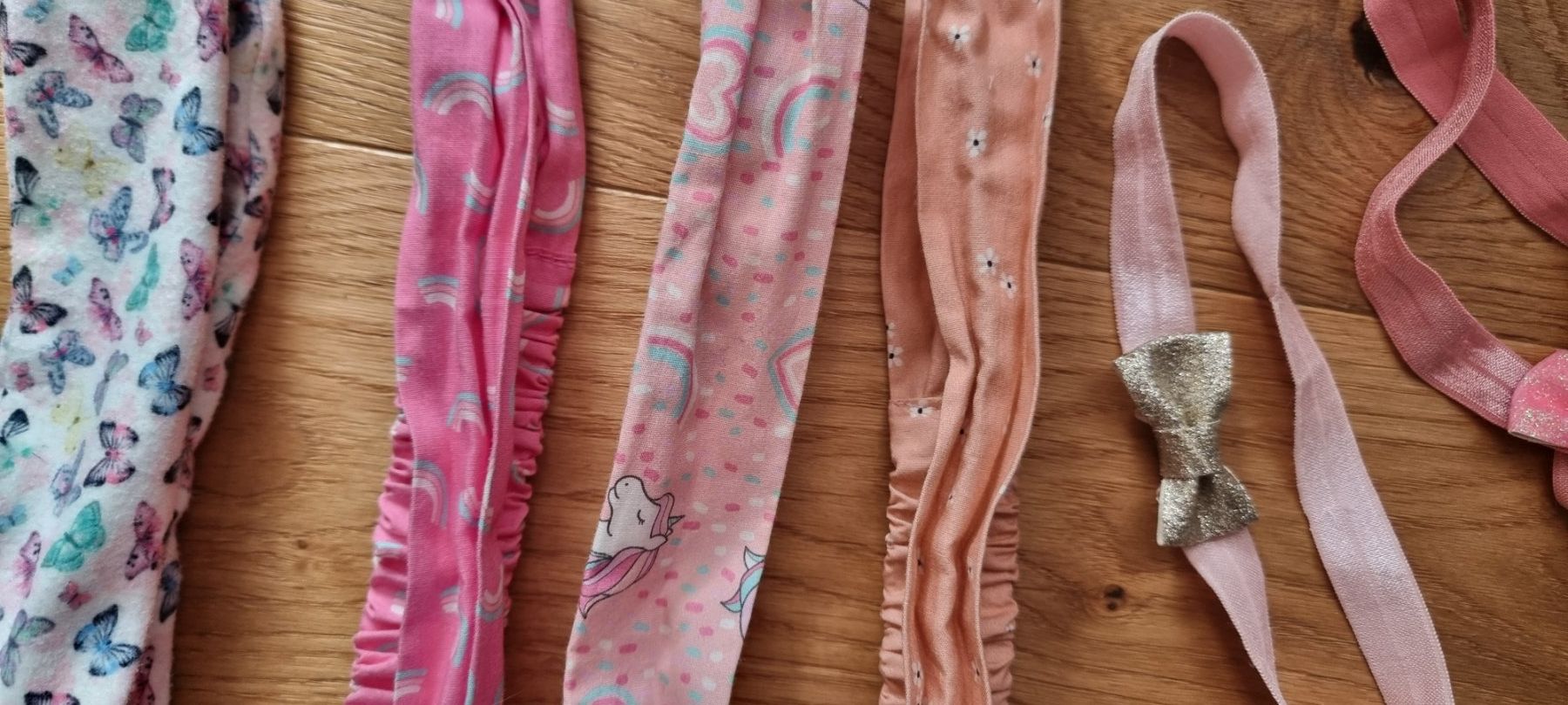 Accessori per capelli: 7er-Set: Haarbänder & Bade-Mütze für Mädchen – Usato da Lachen SZ venduto da allesweg78 1