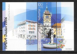 W96 Sonderblock NABA Baden ET Bern 1 Schanzenpost 7.9.2006