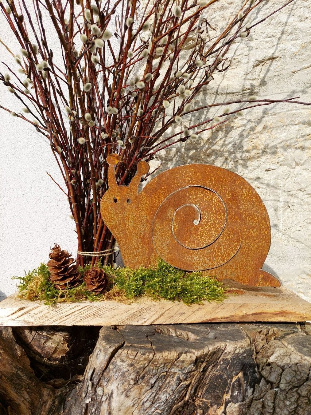 Statuette: Schnecke aus Rostblech – Nuovo (secondo la descrizione) da Lohn SH venduto da Zwierbel 1
