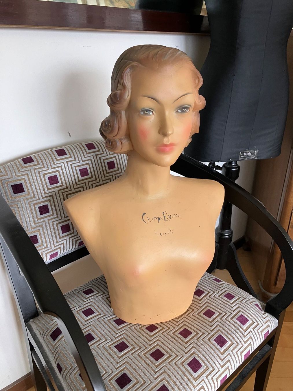 Ladenausstattungen & Messebau: Busto di manichino anni '50 francese – Gebraucht aus Rancate von FiorAngela011 5