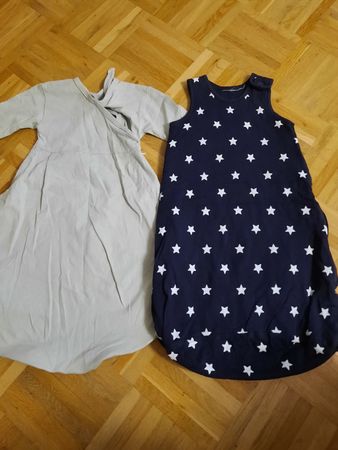 2 Baby-Schlafsäcke: Sommer & Winter, Grösse 56, HM
