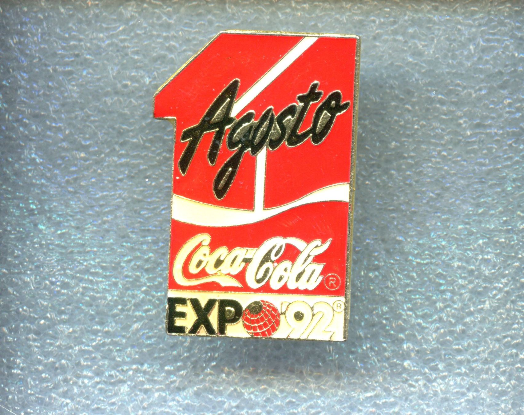 Coca-Cola Plaketten & Abzeichen: Coca Cola  EXPO '92 – Gebraucht aus Winterthur von Sammleroase
