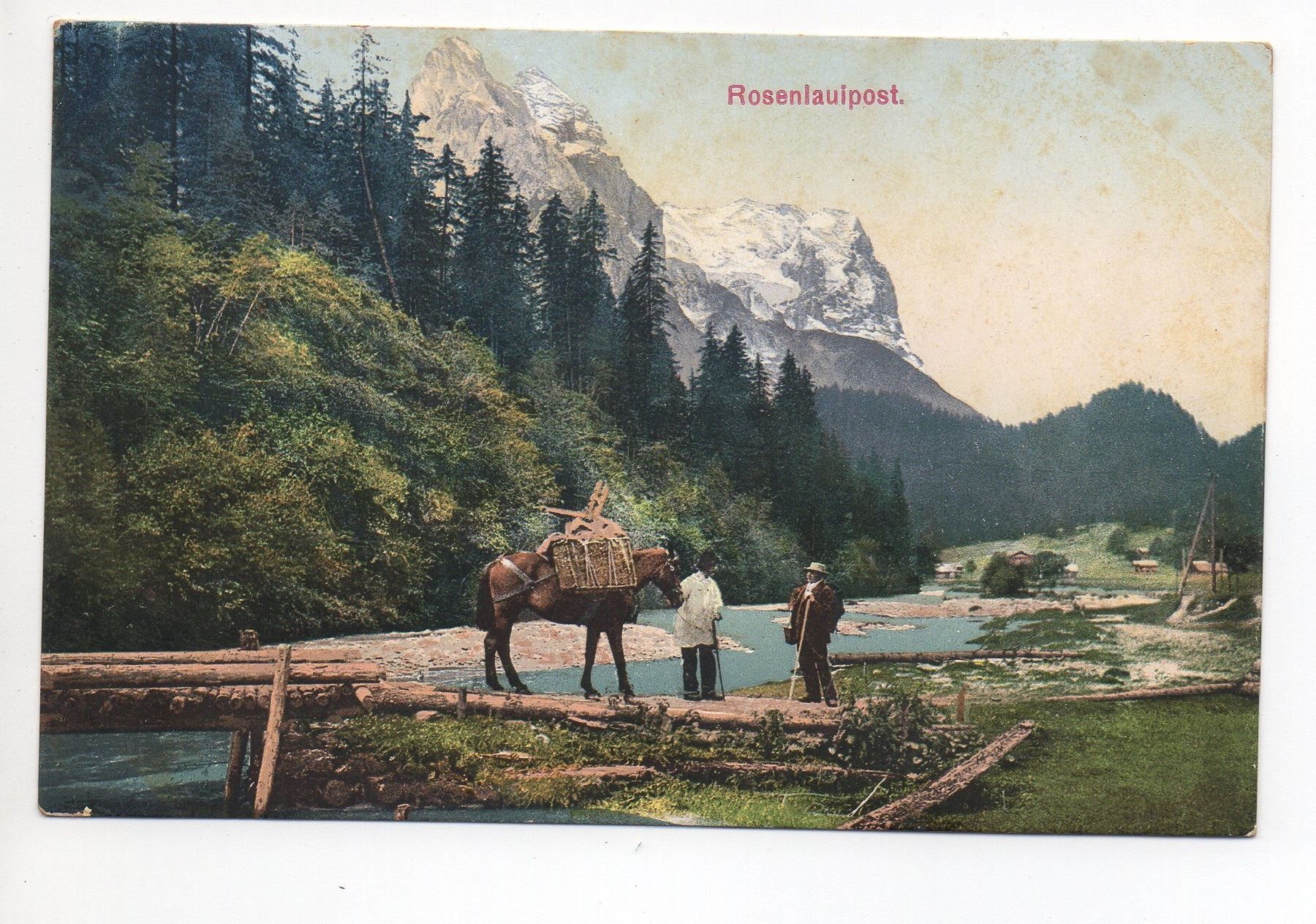 Cartoline postali: ROSENLAUIPOST Maultier-Post – Nuovo (secondo la descrizione) da Jona venduto da philajona