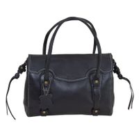 SACCOBONO Laptoptasche, Aktentasche Echt Leder, schwarz/NEU
