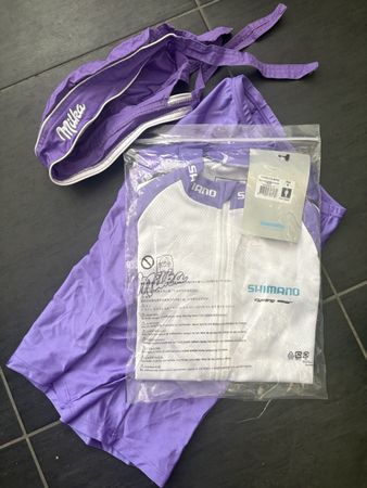 Milka x Shimano Cycling-Set (3-teilig) – Größe XS/S
