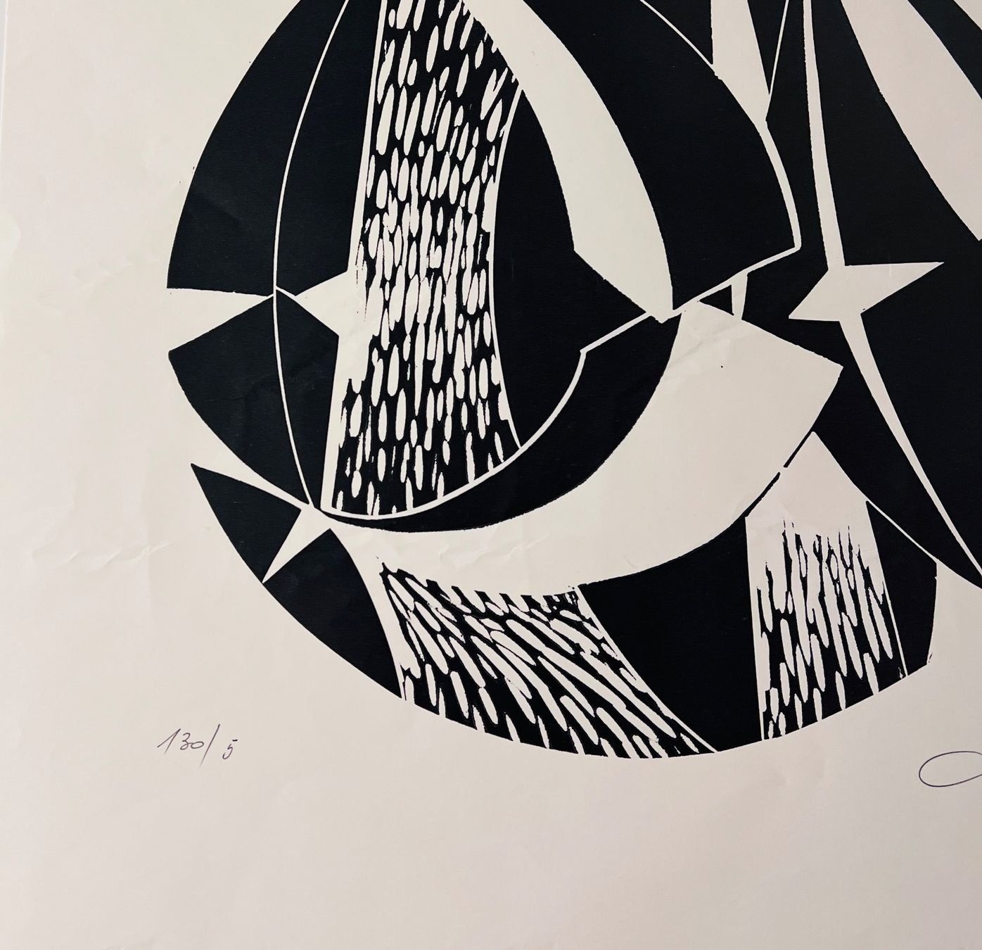 Xilografie: LINOL ODER HOLZSCHNITT UNLESERLICH SIGNIERT – Usato da Gersau venduto da grafik-kunst 3