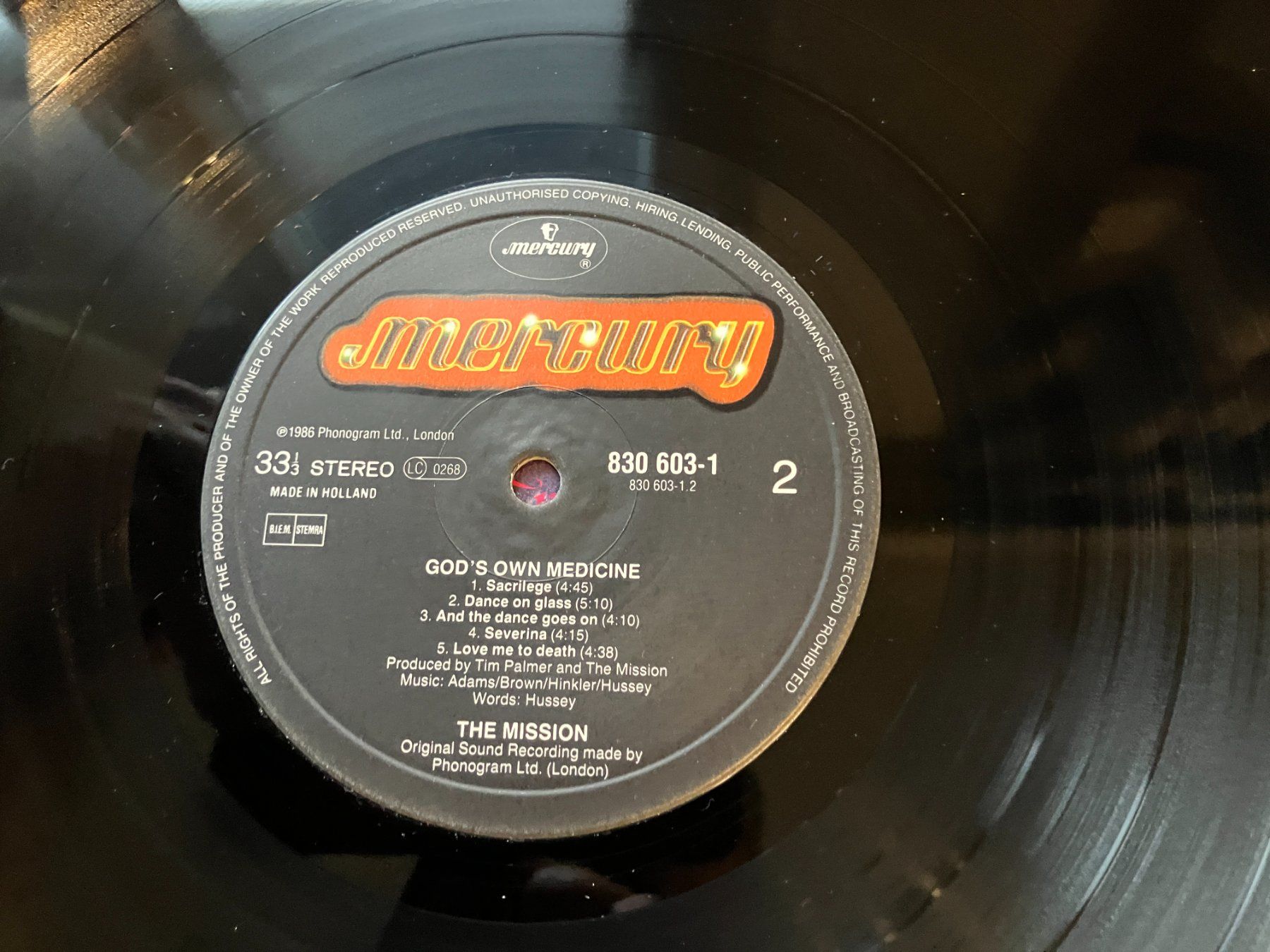 Dischi in vinile: The Mission – Usato da Aarwangen venduto da Jukebox3 8
