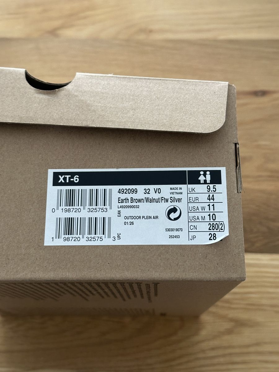 Salomon Scarpe da uomo: Salomon XT-6 Brown/walnut/silver – Nuovo (secondo la descrizione) da Zürich venduto da giugiu. 2