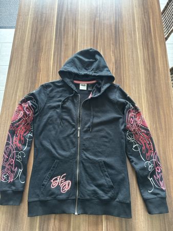 Harley Davidson Kapuzenjacke schwarz Grösse M getragen