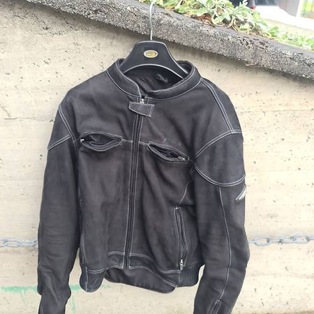Herren Wildleder Motorradjacke Gr 58 Mohawk