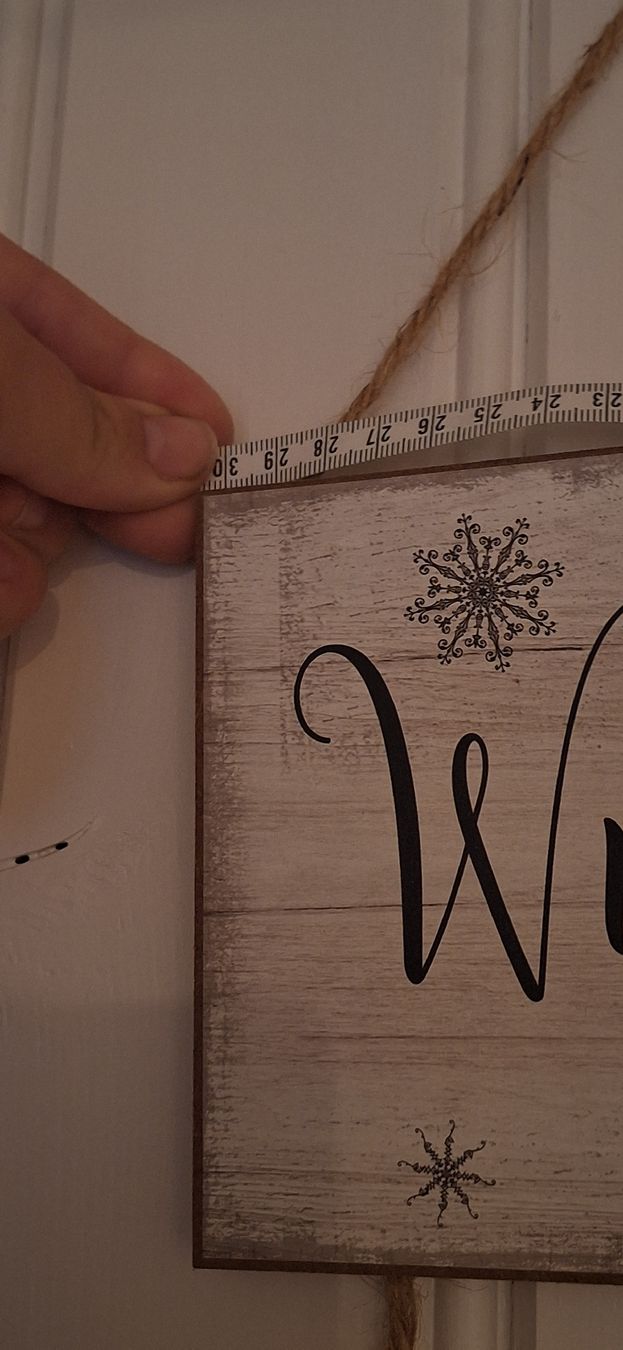Migros Tutte le decorazioni: Dekoschild Wunschzettel mit Schneeflocken, rustikal – Nuovo (secondo la descrizione) da Matten b. Interl venduto da Daeni_2000 2