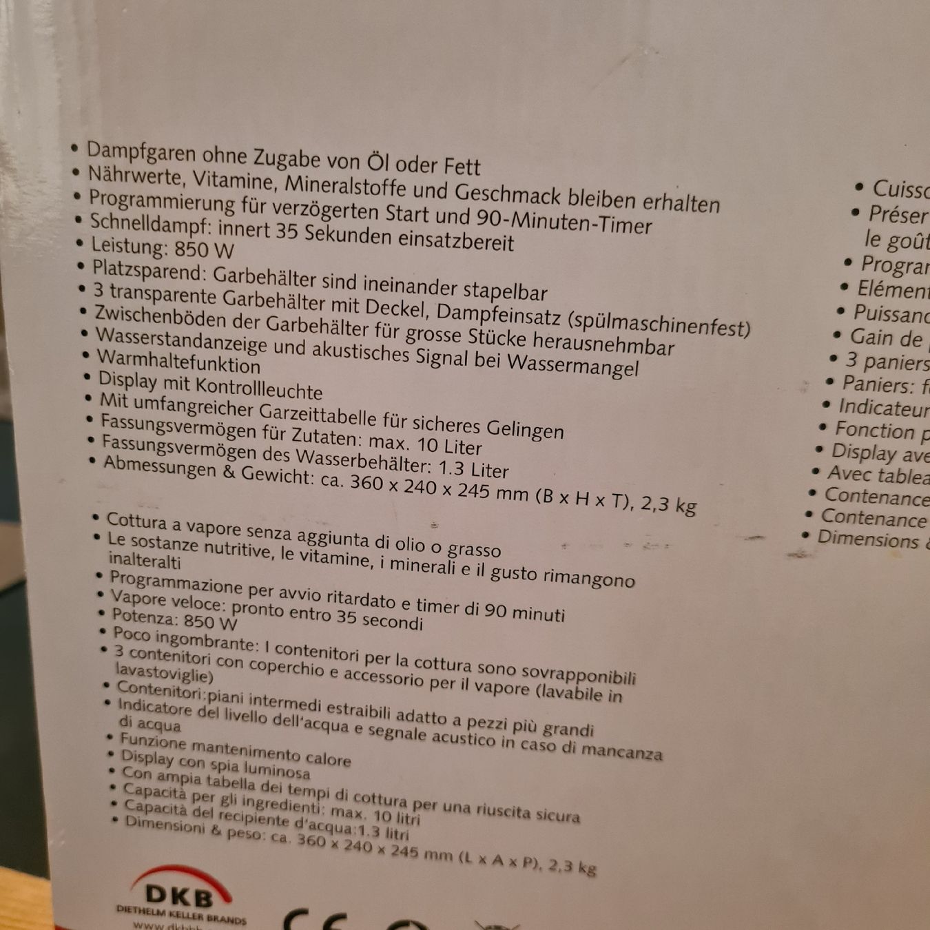 Appareils de cuisine: König Steamer mit Digitalanzeige – D'occasion à Steinen par turbogeiss99 9