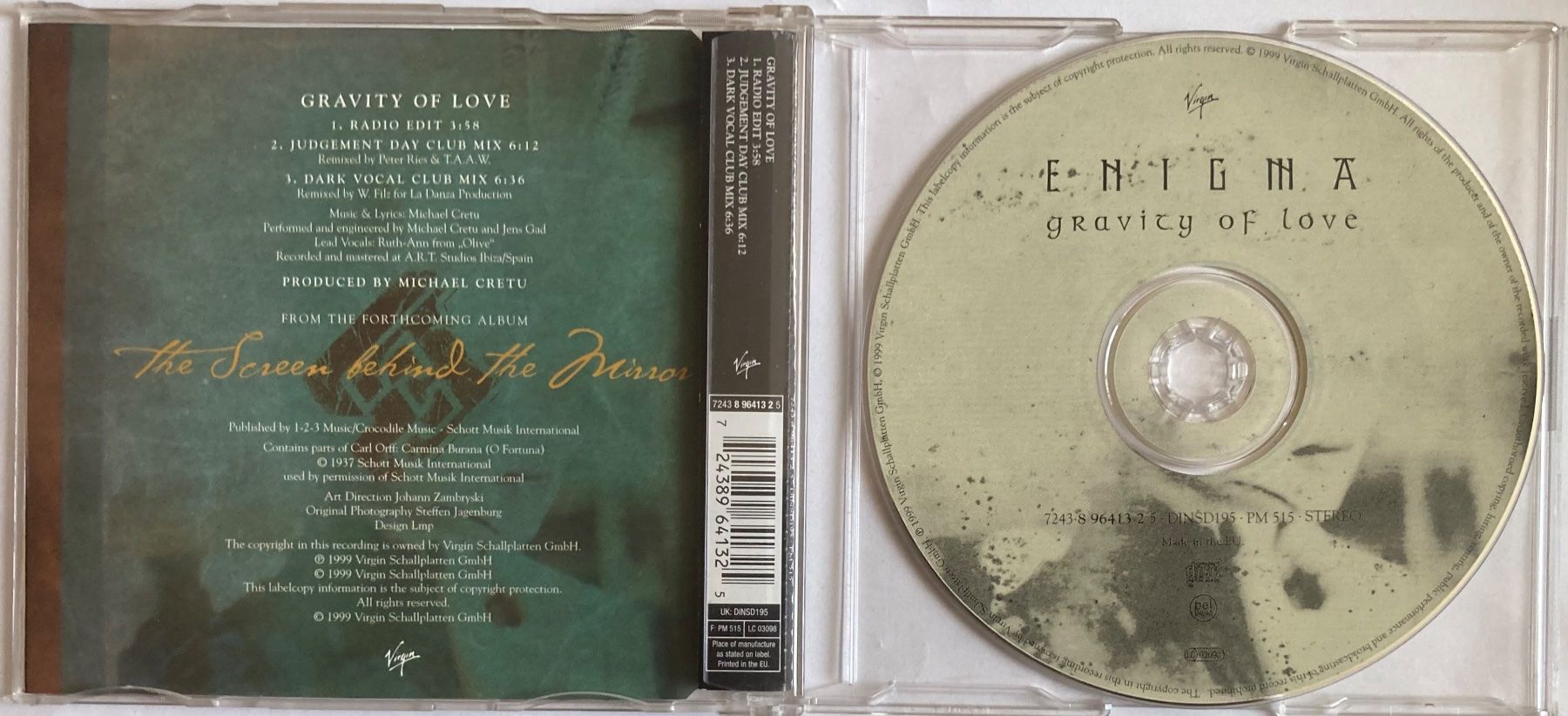 CD: ENIGMA - GRAVITY OF LOVE – Usato da Poliez-Pittet venduto da Newtown-Records 1