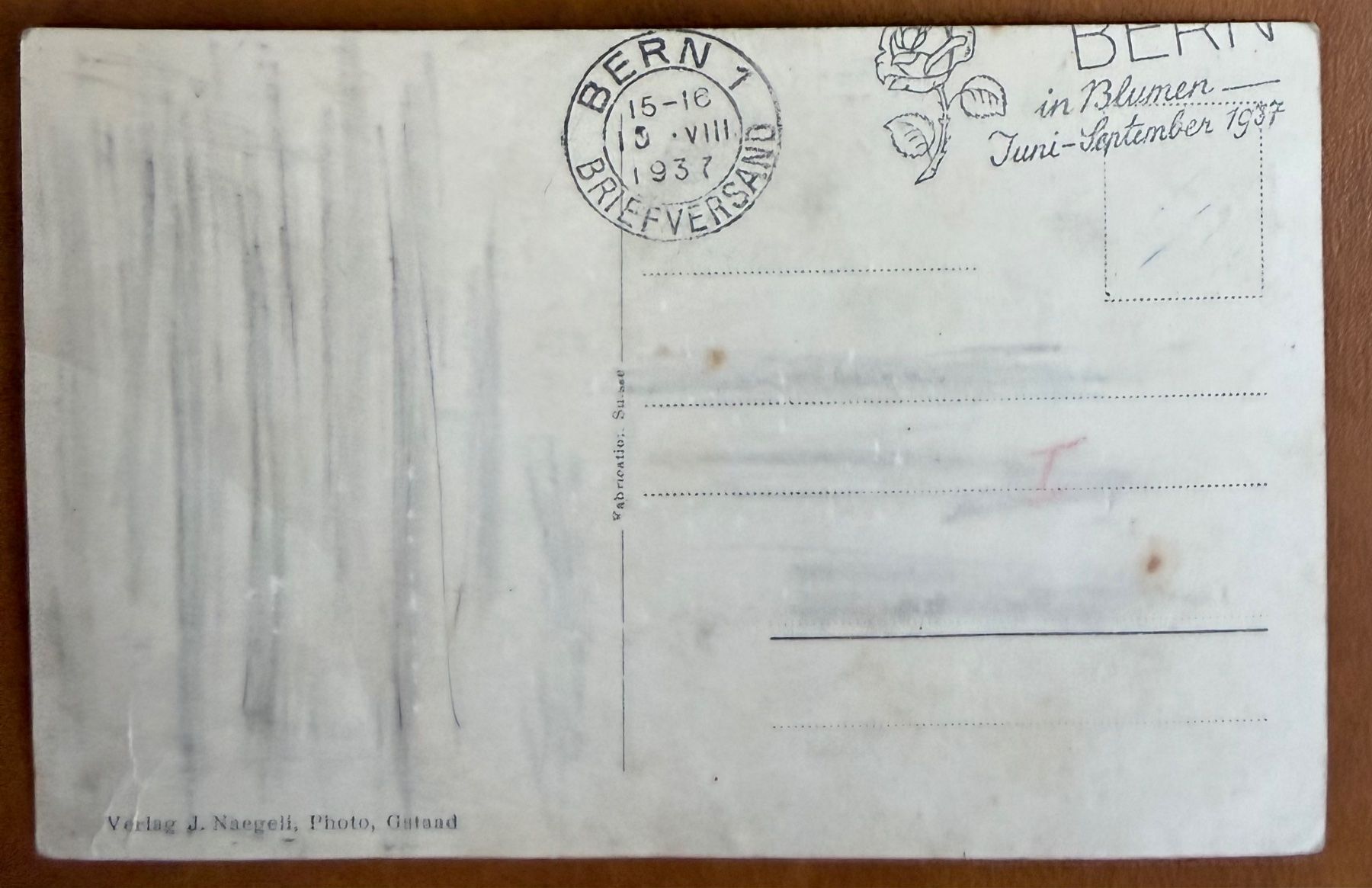 Cartoline postali: Gstaad - Turbachtal - 1937 – Usato da Lutry venduto da Ediego 1