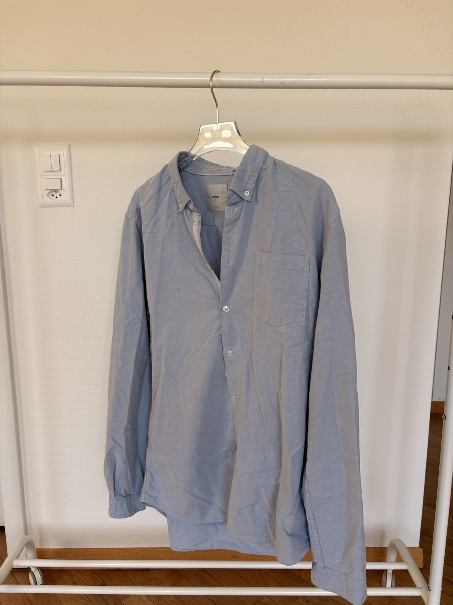 Camicie: Herren Hemd blau langarm Grösse XL – Usato da Zürich venduto da viv_nevi