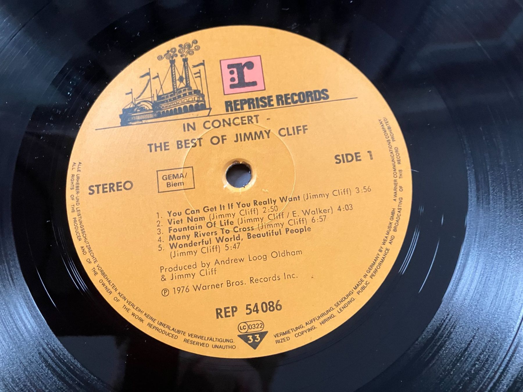 Dischi in vinile: Jimmy Cliff – Usato da Aarwangen venduto da Jukebox3 5