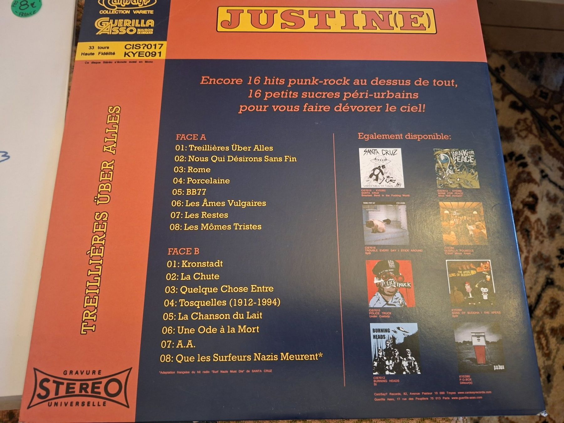Dischi in vinile: 3x Rock / Punk Lp's – Usato da Bernex venduto da Wannabehasbeen01 4