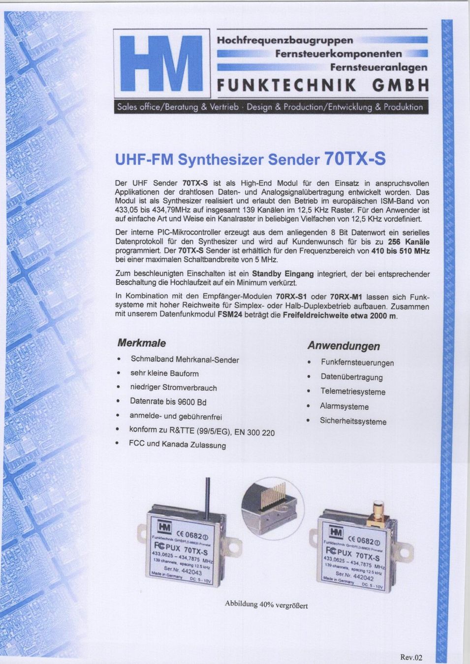Elektronikbauteile: Sende-/Empfangsmodule im 433MHz-Band mit Trägerprint – Neu (gemäss Beschreibung) aus Steinmaur von techcollector 4