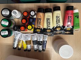 Lot peinture acrylique