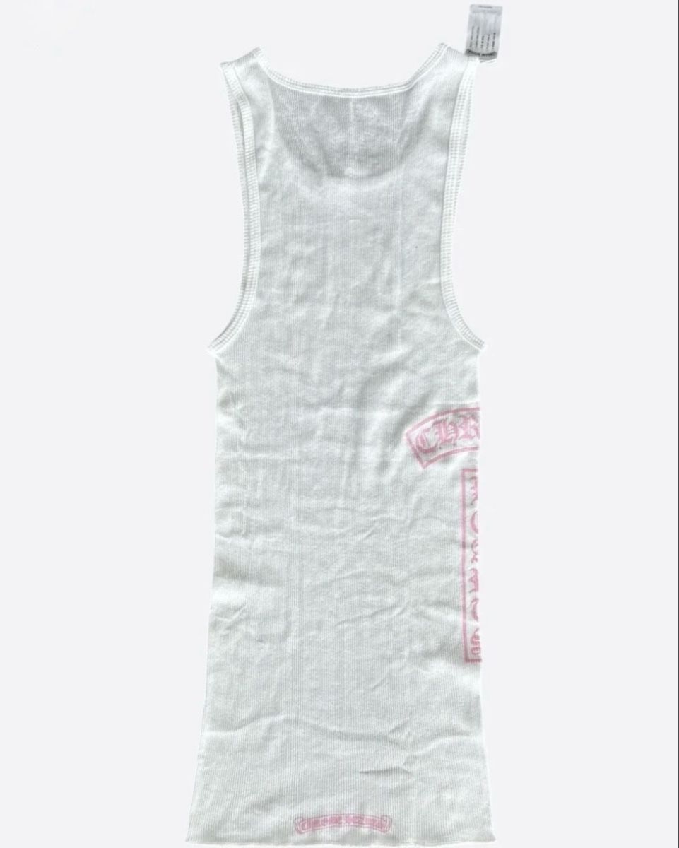 Chrome Hearts Top: Chrome Hearts Rib Tank Top – Nuovo (secondo la descrizione) da Stetten AG venduto da senijadb 1