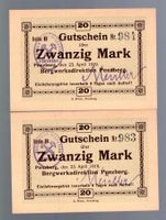 Germany noten 2 stück UNZ
