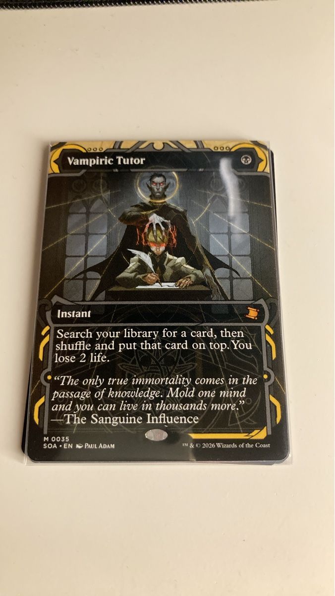 Magic The Gathering Carte collezionabili: MTG - Vampiric Tutor (NM) – Nuovo (secondo la descrizione) da Neuchâtel venduto da Tradeboi