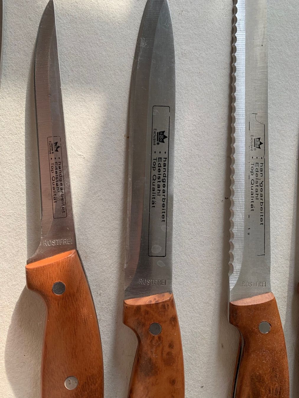 Küchenmesser: Wüsthof SBS Solingen Messerblock Set, 10-teilig, Top Zustand – Gebraucht aus Emmen von newdeal1970 5