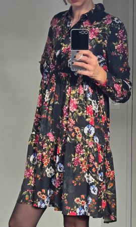 MEDICINE BLUMENKLEID, S, SEHR GUTER ZUSTAND, EINMAL GETRAGEN